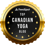award from Feedspot top and best canadian yoga blogs