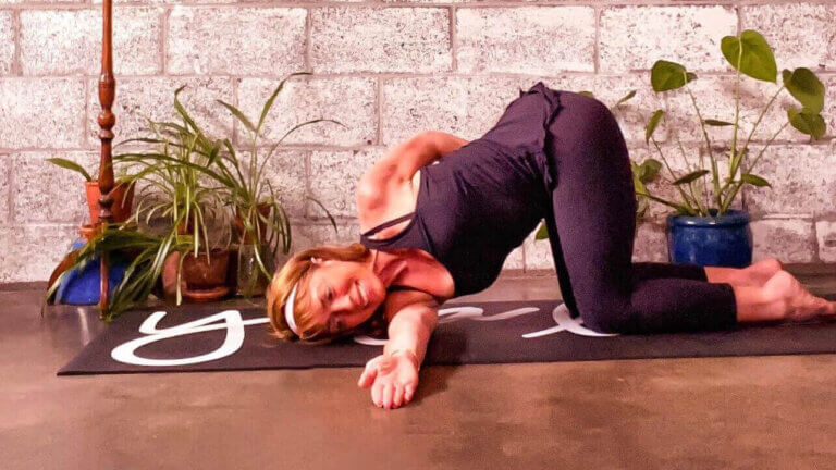 Yoga woman doing strength training on exercise mat, doing balance handstand yoga  pose exercises at gym. Difficult posture astavakrasana, asymmetrical arm  balance concept Stock Photo | Adobe Stock