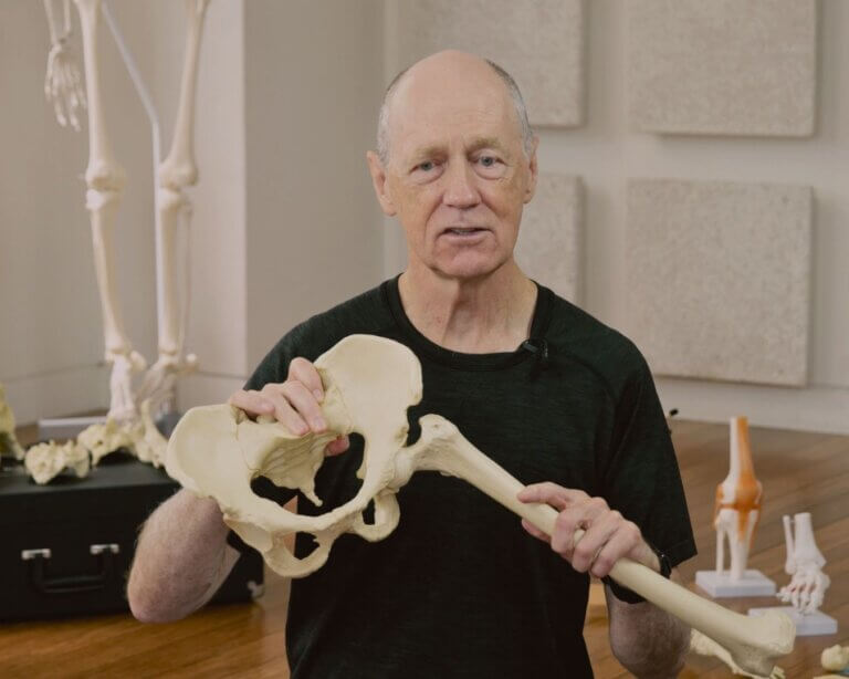 Bernie Clark teaching anatomy online