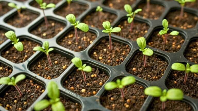 plant seedlings for march yoga newsletter