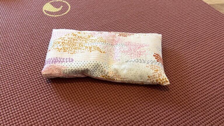 Multi Coloured eye pillow for yoga