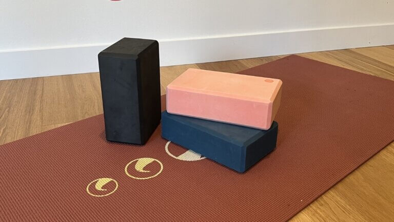 Three and Four inch foam yoga blocks